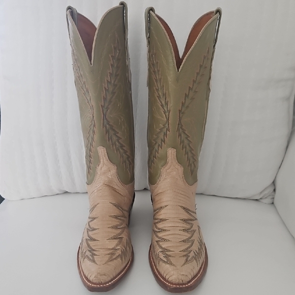 Lucchese Shoes - Lucchese Vintage Women's 1183 Exotic Cowboy Boots